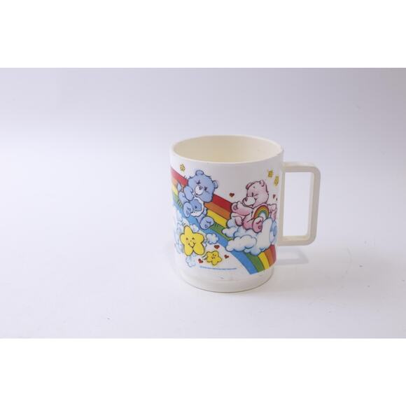 Care Bears, Message Mug, Plastic, Cup, Vintage, Collectible, Drinkware, - Picture 2 of 2